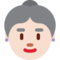 Old Woman - Light emoji on Twitter
